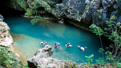 cave tubing belize